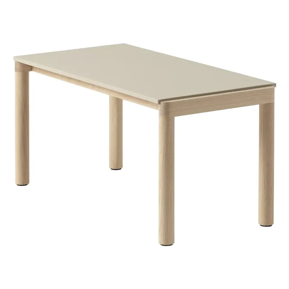 Mesa de centro Couple 1 Plain 40x84x40 cm, Sand-oak*Muuto