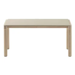 Mesa de centro Couple 1 Plain 40x84x40 cm, Sand-oak*Muuto