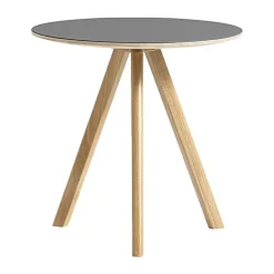 Mesa de centro CPH20 2.0, Ø50 cm, Grey linoleum-roble lacado*HAY Discount