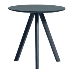 Mesa de centro CPH20 2.0, Ø50 cm, Smokey blue linoleum-Deep blue*HAY Clearance