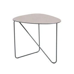 Mesa de centro Curve, Cuero warm grey, bull, m*LIND DNA Sale
