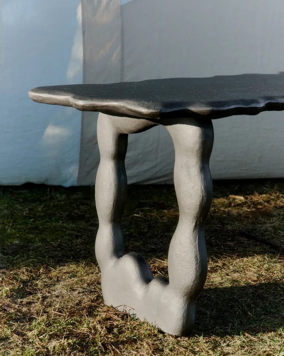 Mesa de centro Dal Piece 100x50x47 cm, Aluminio*Ferm Living New