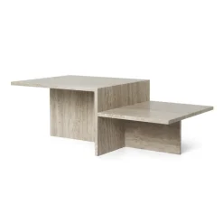 Mesa de centro Distinct, Travertin*Ferm Living Outlet