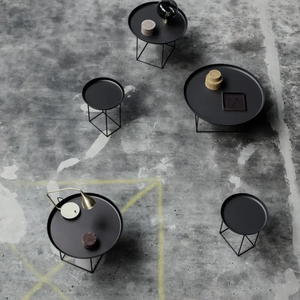 Mesa de centro Duke large, Earth black*NORR11 Hot