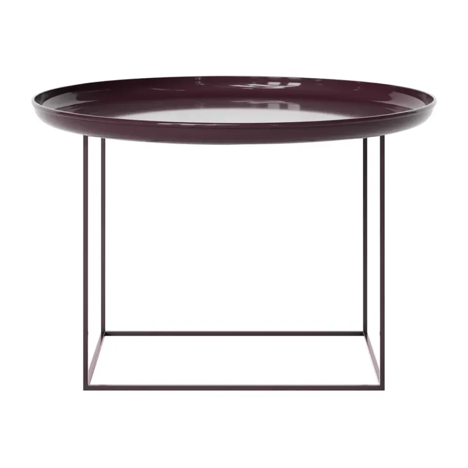 Mesa de centro Duke medium, Lacquered maroon*NORR11 Sale