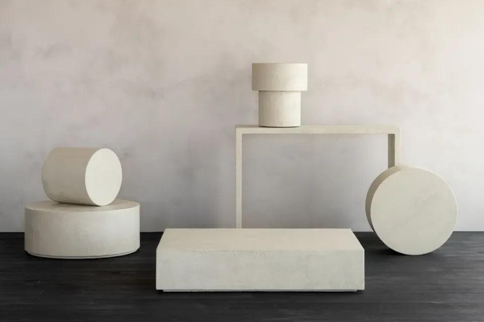 Mesa de centro Elements, Off white, 120x90 cm*Ethnicraft Hot
