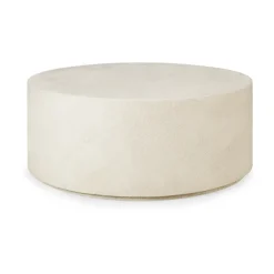 Mesa de centro Elements, Off white, Ø80 cm*Ethnicraft Hot