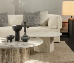 Mesa de centro Epic, White, Ø110*GUBI Hot