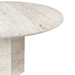 Mesa de centro Epic, White, Ø110*GUBI Hot