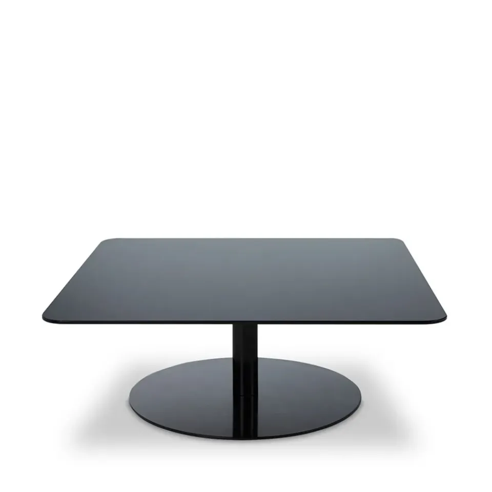 Mesa de centro Flash 80x80 cm, Cristal espejo - soporte*Tom Dixon Outlet
