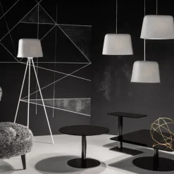 Mesa de centro Flash 80x80 cm, Cristal espejo - soporte*Tom Dixon Outlet