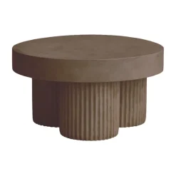Mesa de centro Gear baja Ø70 cm, Arcilla, Ø70 cm*NORR11