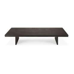 Mesa de centro Grooves, Off black teak, 170x120 cm*Ethnicraft Hot