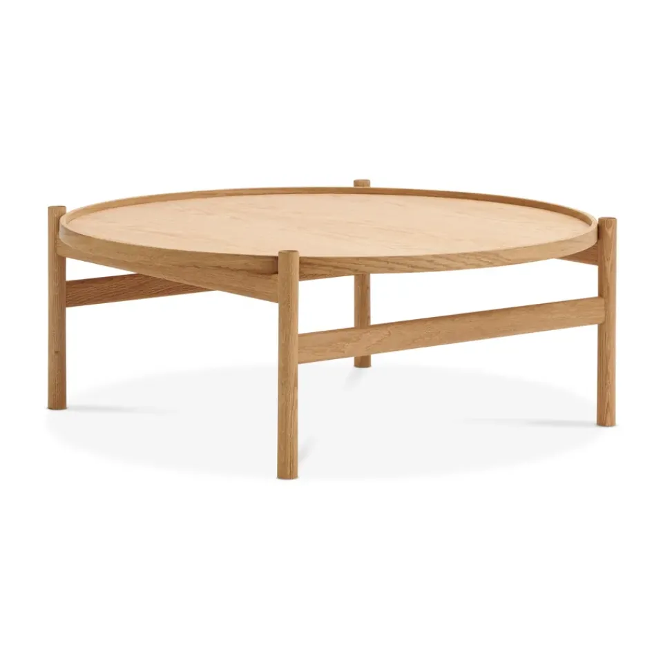 Mesa de centro HB Ø100 cm, Roble aceitado*Brdr. Krüger New