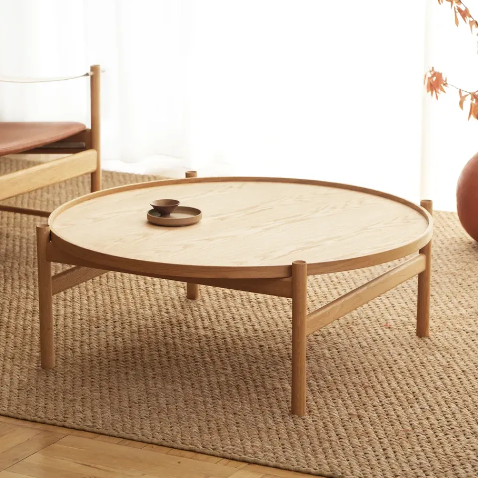 Mesa de centro HB Ø100 cm, Roble aceitado*Brdr. Krüger New