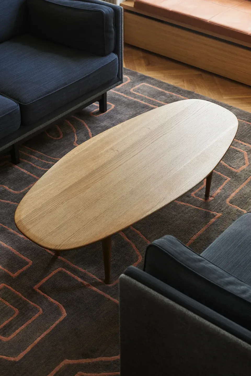 Mesa de centro Jari 58x130 cm, Roble aceitado*Brdr. Krüger Discount