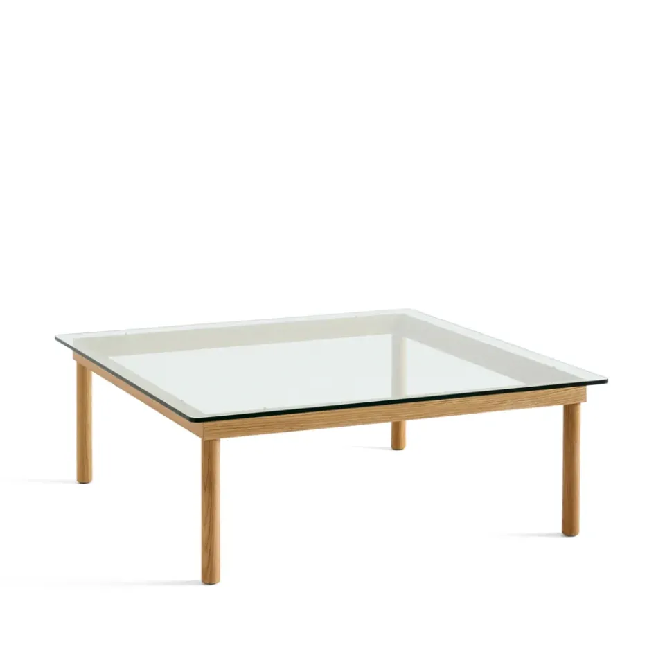 Mesa de centro Kofi, Oak-clear glass, 100 cm*HAY New