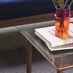 Mesa de centro Kofi, Walnut-ribbed glass, 100 cm*HAY Best