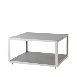 Mesa de centro Level cerámica 79x79 cm, Light grey-white*Cane-line Outlet