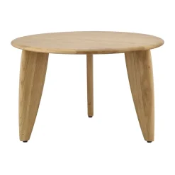 Mesa de centro Lyckeby Ø60x37,5 cm, Naturlackad ek*1898 Hot