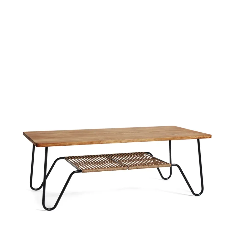 Mesa de centro Marcel, Roble rústico aceitado, 140x70*Mavis