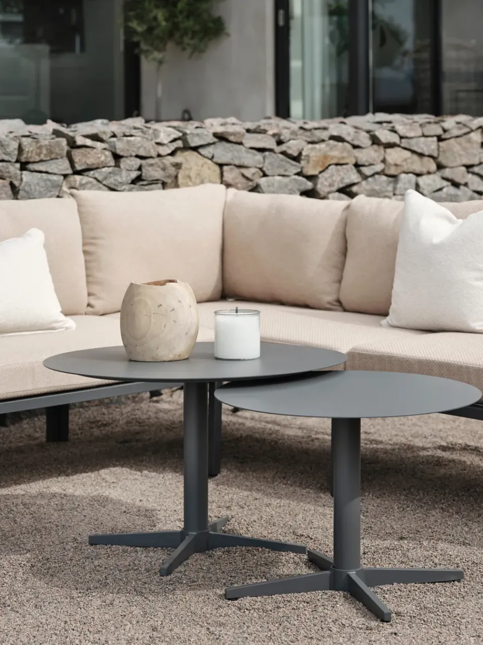 Mesa de centro Mill, Nordic green, Large Ø75 cm*Brafab