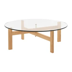 Mesa de centro Round Ø88 cm, Roble*MOEBE New