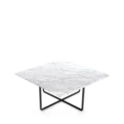 Mesa de centro Ninety, mármol carrara, estructura negra*OX Denmarq Sale