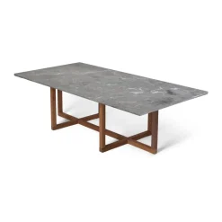 Mesa de centro Ninety 60x120 cm, base de roble ahumado, Mármol*OX Denmarq Sale