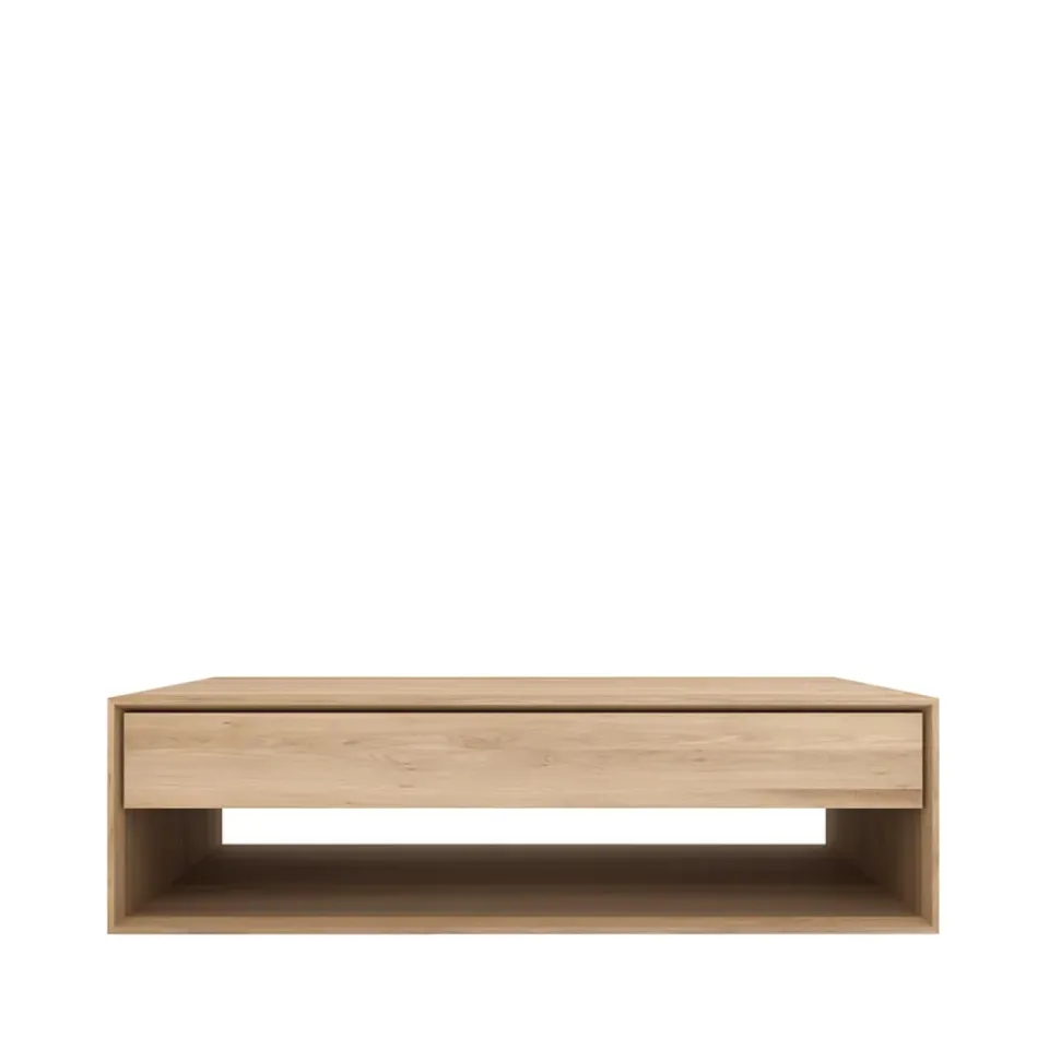 Mesa de centro Nordic, Roble aceitado 1 cajón 120x70 cm*Ethnicraft Online