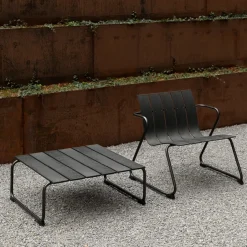 Mesa de centro Ocean lounge table 70x70x30 cm, Black*Mater Sale