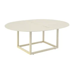 Mesa de centro Olive, Pearl white, 110x80 cm*Brafab Clearance