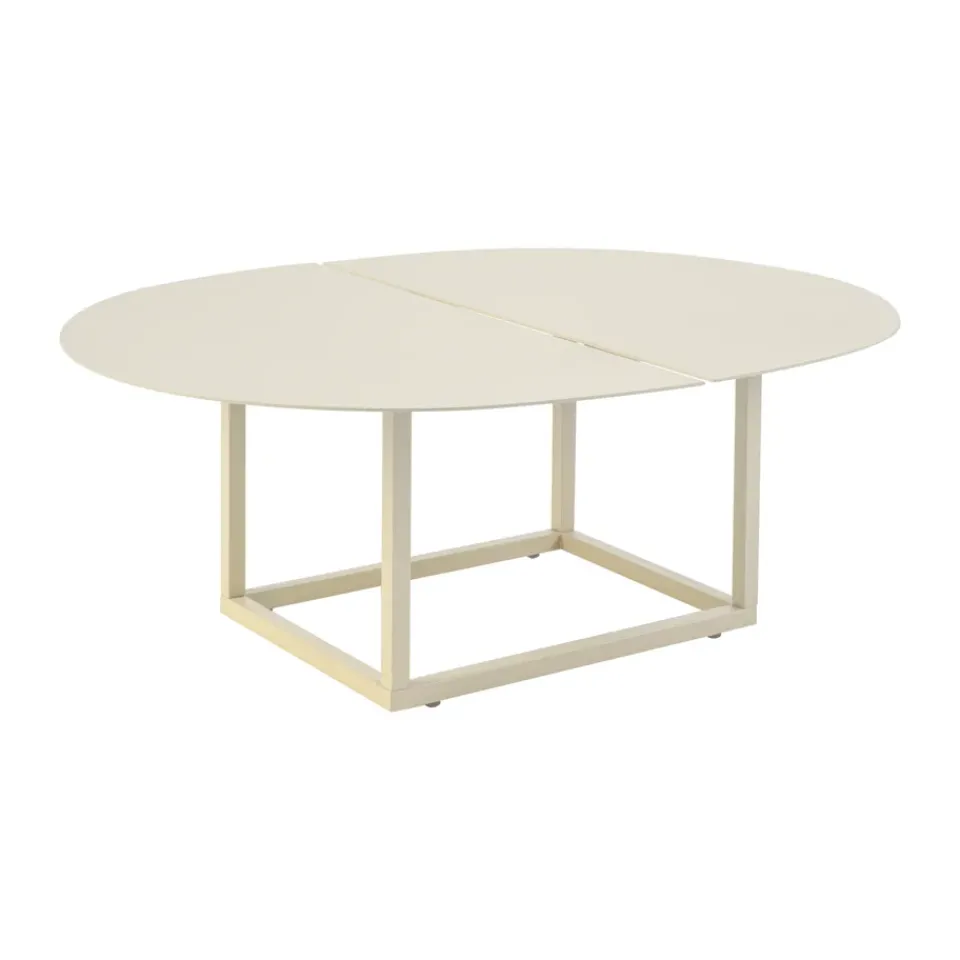 Mesa de centro Olive, Pearl white, 110x80 cm*Brafab Clearance