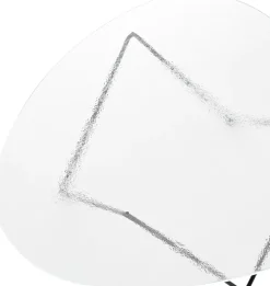Mesa de centro Pedrera, semimate - vidrio estructurado transparente*GUBI Discount