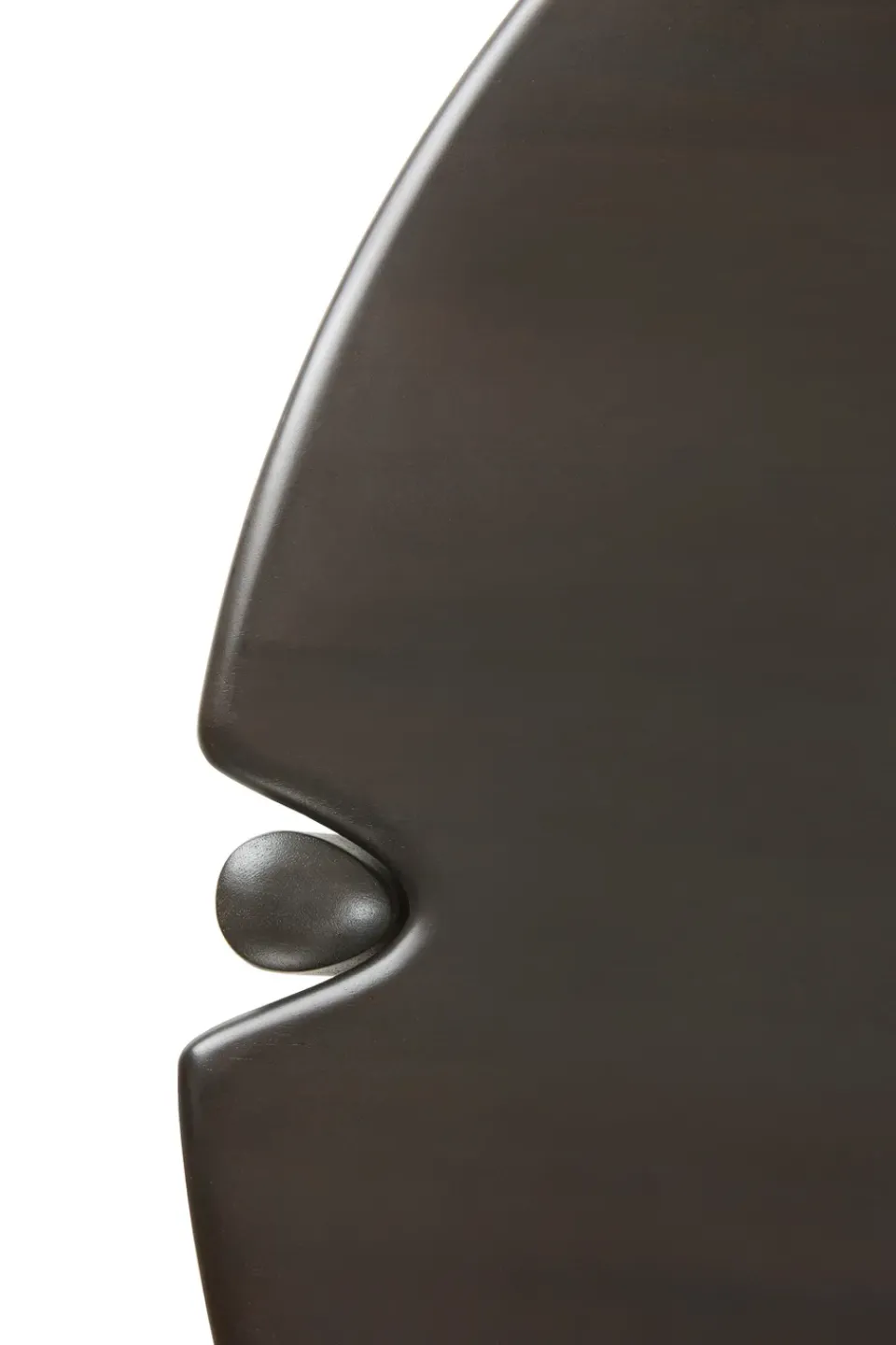 Mesa de centro PI Ø80 cm, Lackad mahogny*Ethnicraft Online