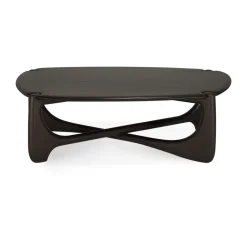 Mesa de centro PI , Dark brown mahogny, 134×97 cm*Ethnicraft Discount