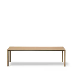 Mesa de centro Piloti 6715, Roble claro aceitado - altura 35 cm*Fredericia Furniture Online