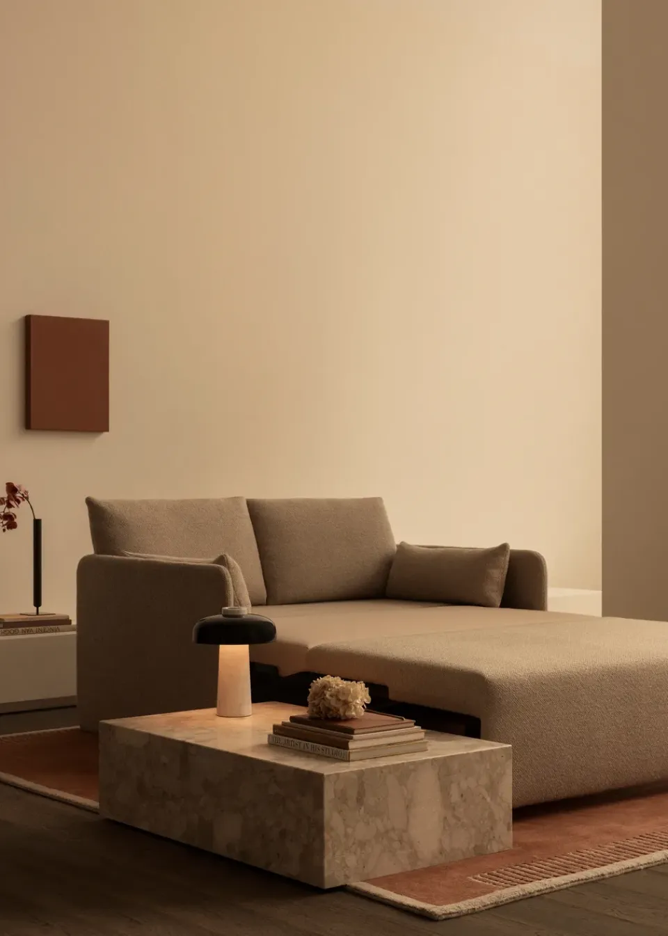 Mesa de centro Plinth, Grey galaxy, low*Audo Copenhagen Sale