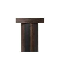Mesa de centro Post, Oak smoked, small, lines*Ferm Living Online