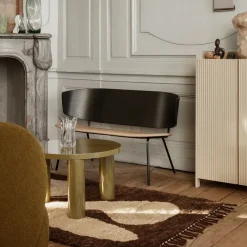 Mesa de centro Post, Oak smoked, large, stars*Ferm Living