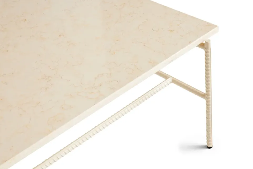 Mesa de centro Rebar 80x84x33 cm, marble-alabaster*HAY Hot