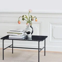 Mesa de centro Rebar 80x84x33 cm, Black marble-black*HAY Clearance
