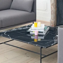 Mesa de centro Rebar 80x84x33 cm, Black marble-black*HAY Clearance