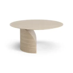 Mesa de centro Savoa H40 cm, roble pigmentado blanco*Swedese New