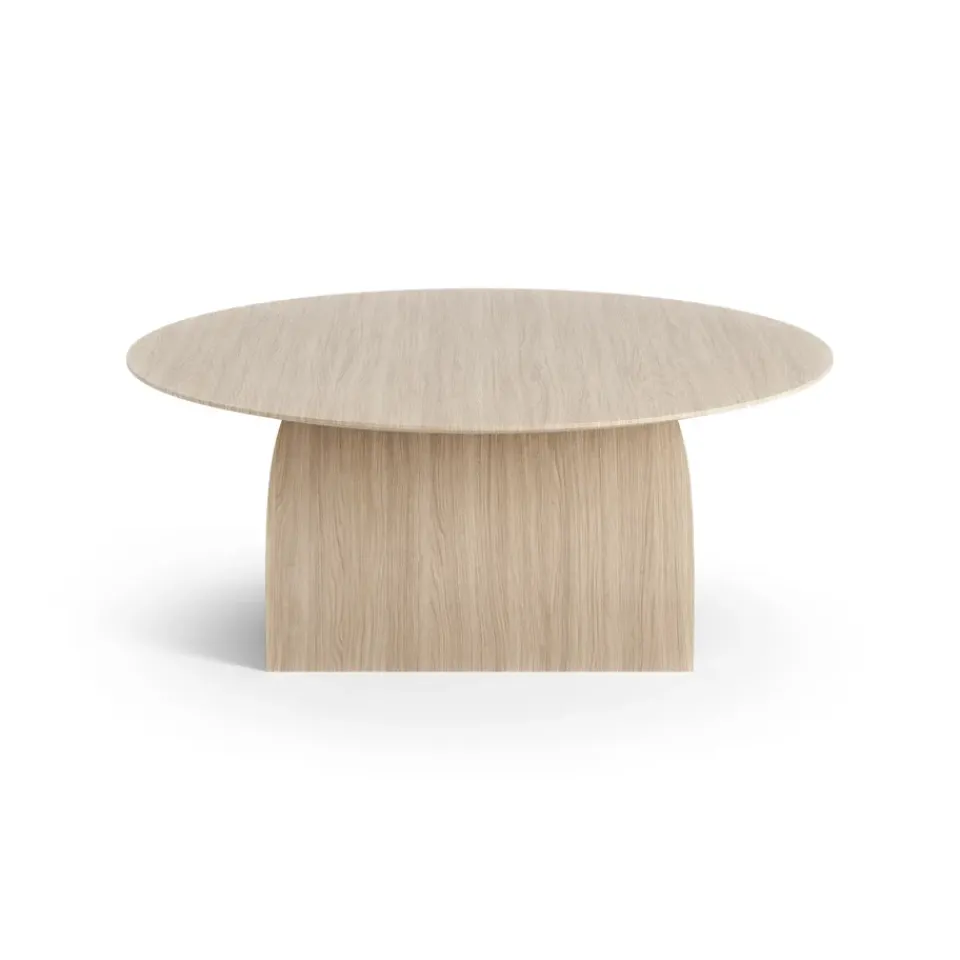 Mesa de centro Savoa H40 cm, roble pigmentado blanco*Swedese New