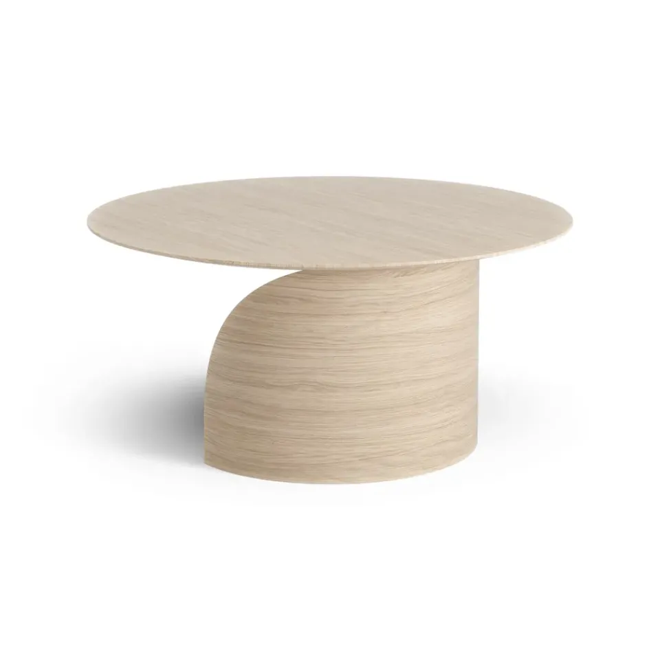 Mesa de centro Savoa H40 cm, roble pigmentado blanco*Swedese New