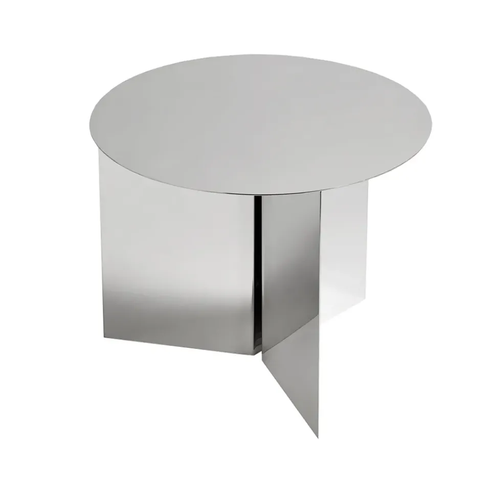 Mesa de centro Slit, Polished stainless steel*HAY