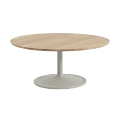 Mesa de centro Soft Ø95 cm, Solid oak-grey*Muuto Clearance