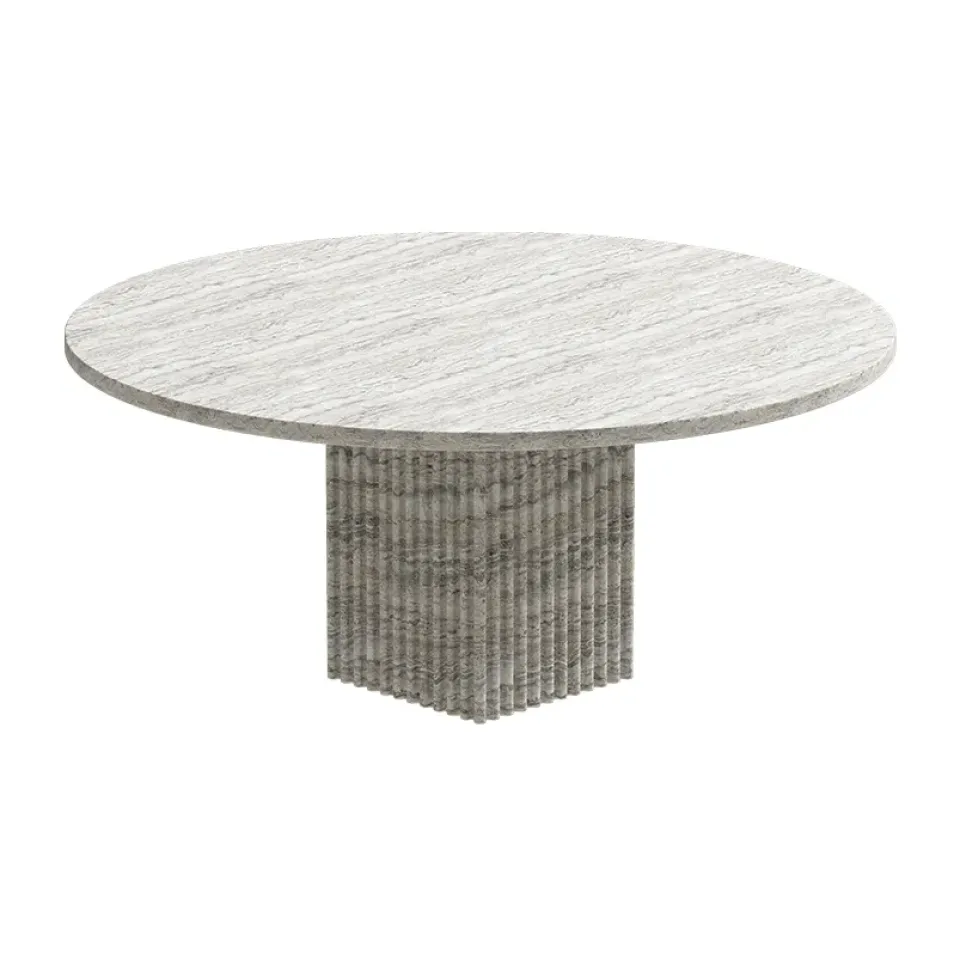 Mesa de centro Soho, Tufo , Ø80×35 cm*NORR11 Best