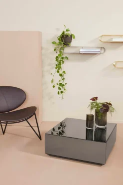 Mesa de centro Speculum de 80x80 cm, Negro*AYTM Sale